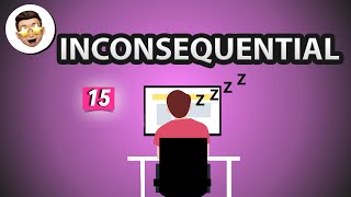 Inconsequential meaning  Daily vocabulary for competitive exams  Episode 15 [upl. by Hartman]