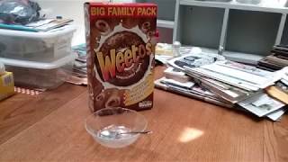 An American tries and reviews a British cereal weetos [upl. by Kamila414]