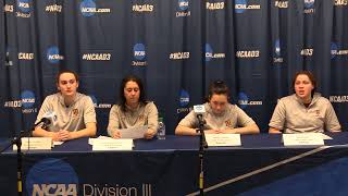 Rhode Island College After NCAA Tournament Press Conference [upl. by Netloc569]