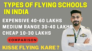 Different types of flying schools in india Expensive Mediumrange amp cheap flying schoolscomparison [upl. by Albers77]