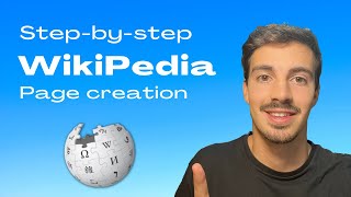 How to Make a WikiPedia Page  Stepbystep Tutorial [upl. by Neve]