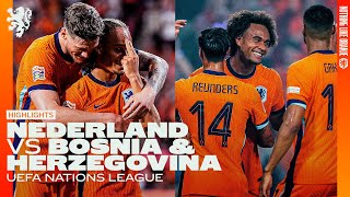 ZIRKZEEs first ⚽ REIJNDERS excels ⚡  Highlights Nederland  Bosnia amp Herzegovina [upl. by Brindle961]