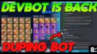 savetheworld OFFICIAL DEVBOT IS BACK  How to dupe Fortnite Save the World items with devBot [upl. by Sparhawk]