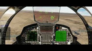 DCS World F15 OverG PopUp Attack [upl. by Ameline]