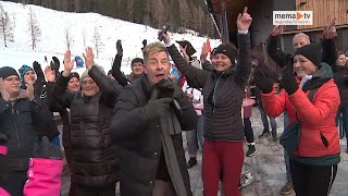 MEMA TV NEWS  Ski Opening auf der Brunnalm Veitsch mit Almklausi [upl. by Rothstein769]