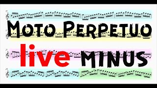 NPaganini Moto Perpetuo Live accompaniment bpm 120 [upl. by Simonsen]