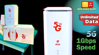 Airtel Airfiber 5G internet 1GBps Speeds [upl. by Nedda]