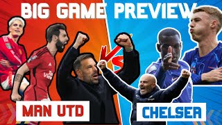 Man Utd vs Chelsea Showdown The Big Game Preview football manchesterunited chelsea viralvideo [upl. by Annohsak987]