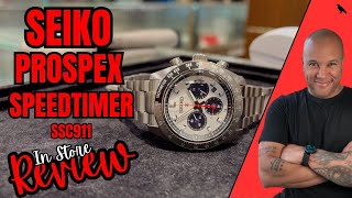 Seiko Prospex Speedtimer SSC911 Watch REVIEW Best affordable SOLAR Chronograph [upl. by Divan398]