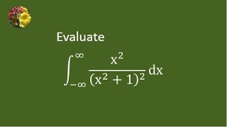 Solving improper integral using trigonometric substitution Mis1546 [upl. by Ariet]