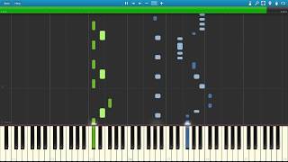 Loituma  Ievan Polkka Piano Tutorial Synthesia v2 [upl. by Reynolds]