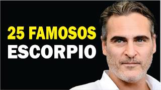 25 HOMBRES FAMOSOS ESCORPIO [upl. by Ase]