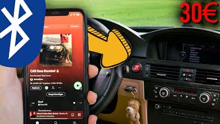 BLUETOOTH nachrüsten an JEDEM AUTO mit Aux In [upl. by Ahsienar]