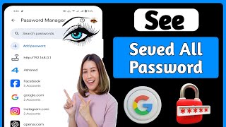 How to See All Password Saved In Your Google Account  How To View Saved Passwords on Your Mobile [upl. by Acired]