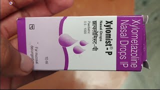 XylomistP Nasal Drops  Xylometazoline Nasal Drops  XylomistP Nasal drops Uses benefits review [upl. by Nyladnewg]