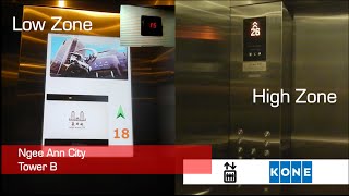 KONE Elevators at Ngee Ann City Tower B Singapore [upl. by Tedman]