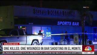 Person killed in sports bar shooting in El Monte [upl. by Meid284]