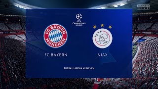 FIFA 19  Bayern Munich vs Ajax  UEFA Champions League Full Gameplay Xbox One X [upl. by Erund]