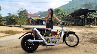 Complete the Crazy 8 Horsepower Motorbike from Car and Motorbike Wheels  DIY [upl. by Huberto559]