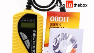 Quicklynks T40 OBDII Code Scanner diagnostic tool Multilanguage Reader [upl. by Minne]