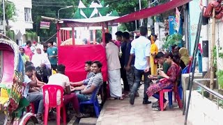 Tasty Fuska Bengali pani puri Bangladeshi Popular Street Food Fuska Street Food of Dhaka in BD [upl. by Ainahpets]