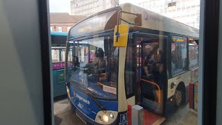 Knackered THRASH  Scania K230UB Enviro300 28627 KX12 AMU  Stagecoach Midlands [upl. by Ploch228]