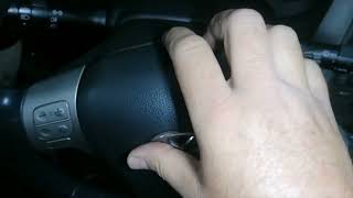 Toyota Auris How to Remove Steering wheel [upl. by Darb868]