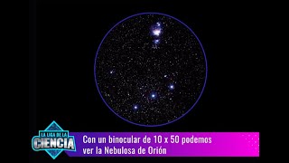 ASTRONOMÍA con BINOCULARES Liga de la Ciencia 251118 [upl. by Portie]