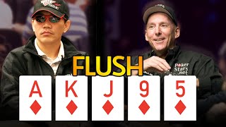 ALL IN With a FLUSH For 2000000 at WPT Final Table [upl. by Summons]