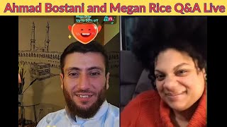 Megan Rice and Ahmad Bostani live quran QampA  Megan rice Megan rice quran reading first time [upl. by Fredette]