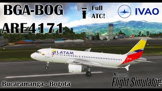 SKBG to SKBO  ARE4171 MSFS ♥ IVAO ♥ Full ATC Live [upl. by Acirfa573]