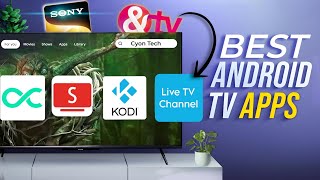 7 Must ⚡Have Android TV Apps 2024  Live Tv Apps for Android Tv  Jio TV Alternative Apps [upl. by Lerim97]