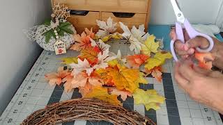 BudgetFriendly Fall Gnome Wreath Using Dollar Tree Supplies [upl. by Prosper472]