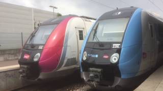 Gare dErmontEaubonne  Transilien H et J RER C [upl. by Leribag448]