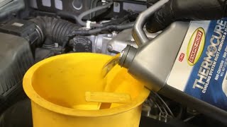 Gen3 Mitsubishi Montero Coolant Flush using Thermocure  Rusty Cooling System with no heat fixed [upl. by Muhammad]