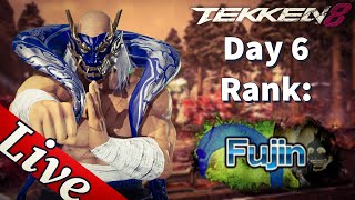 Tekken 8 Hard Stuck Fujin  Heihachi Ranked Matches Day 6 [upl. by Tilagram]