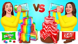 Cake Decorating Challenge  Eating Only Sweet 24 Hours by Multi DO Challenge [upl. by Hak29]