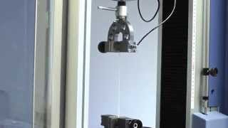 Mecmesin MultiTesti Tensile test on Surgical Glove material  Video by Mecmesin [upl. by Hermine]