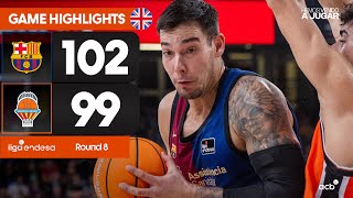 Barça  Valencia Basket 10299 GAME HIGHLIGHTS  Liga Endesa 202425 [upl. by Christel]