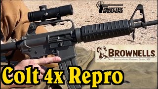 New Reproduction Colt 4x AR15 Scope by Brownells [upl. by Kwarteng]