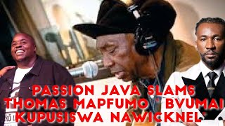 PASSION JAVA SLAMS THOMAS MAPFUMO BACK TO BACK quotBVUMAI KUPUSISWA naWICKNEL KUTI UGOPUSISAWOquot [upl. by Ahseym854]