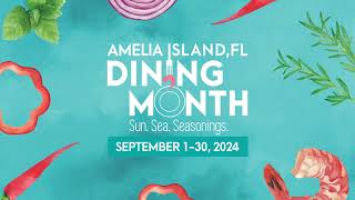 Amelia Island Dining Month [upl. by Aicilegna]