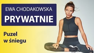 Ewa Chodakowska Prywatnie – Puzel w śniegu [upl. by Anilahs]