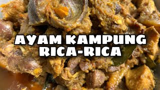 Ayam kampung RicaRica Masakan khas manado [upl. by Aniahs414]