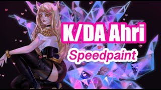 League of Legends KDA Ahri Speedpaint [upl. by Kentigerma]