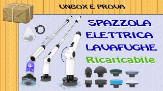 Spazzola rotante Homtronics lava fughe Ricaricabile [upl. by Essej492]