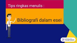 Tips ringkas menulis bibliografi  rujukan dalam esei tips esei bibliografi [upl. by Nahtaj791]