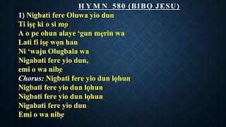 CCC Hymn 580 Nigbati fere Oluwa yio dun Celestial Church of Christ Redemption Parish [upl. by Ahsinor]