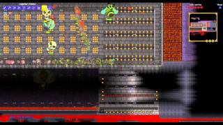 Terraria Ultimate Victory destroying 8 prehardmode bosses AFK with an autofarm [upl. by Ahsitruc122]