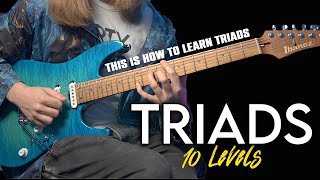 TRIADS  10 Levels  Beginner to Pro [upl. by Mulligan]